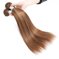 Can Be Hot Dyed Human Hair Weft Straight Strip