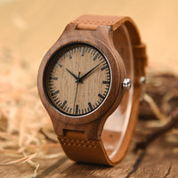 Wooden Watch In European And American Style