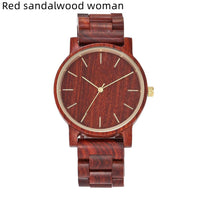 Vintage Casual Wood Watch Fashion