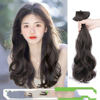 Long Hair Summer Hair Pack One-piece Invisible Hair Extension Big Wave Curly Hair Wig Set