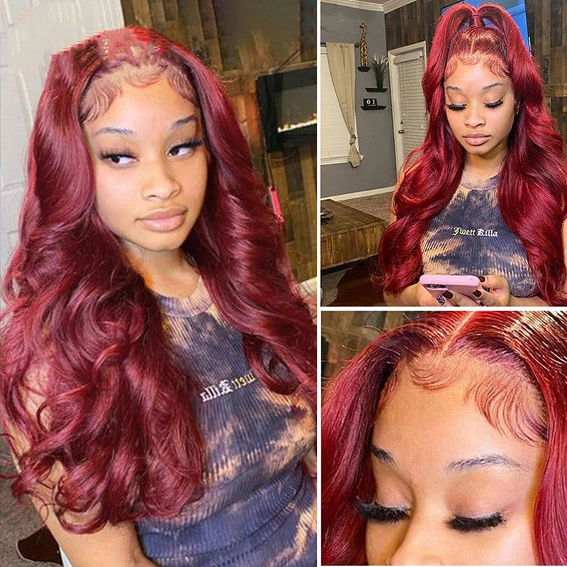 Front Lace Head Cover Real Hair Wig