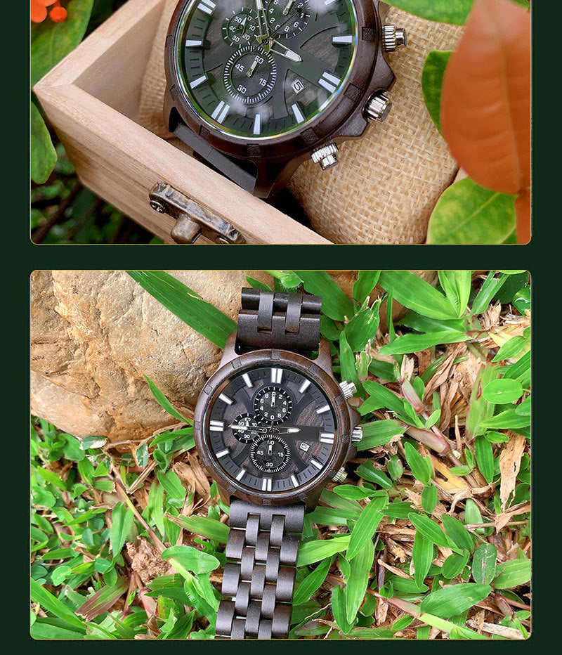 Men's Wooden Minimalist Sandalwood Watch