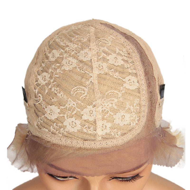 Europe And The United States 613 Rebecca Short Real Hair Headgear