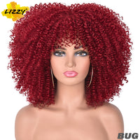 12 Inch African Black Short Curly Hair Wig