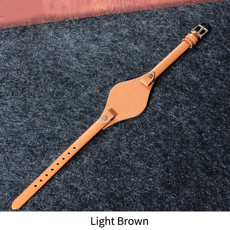 Genuine Leather Cowhide Lady Tray Watch Band