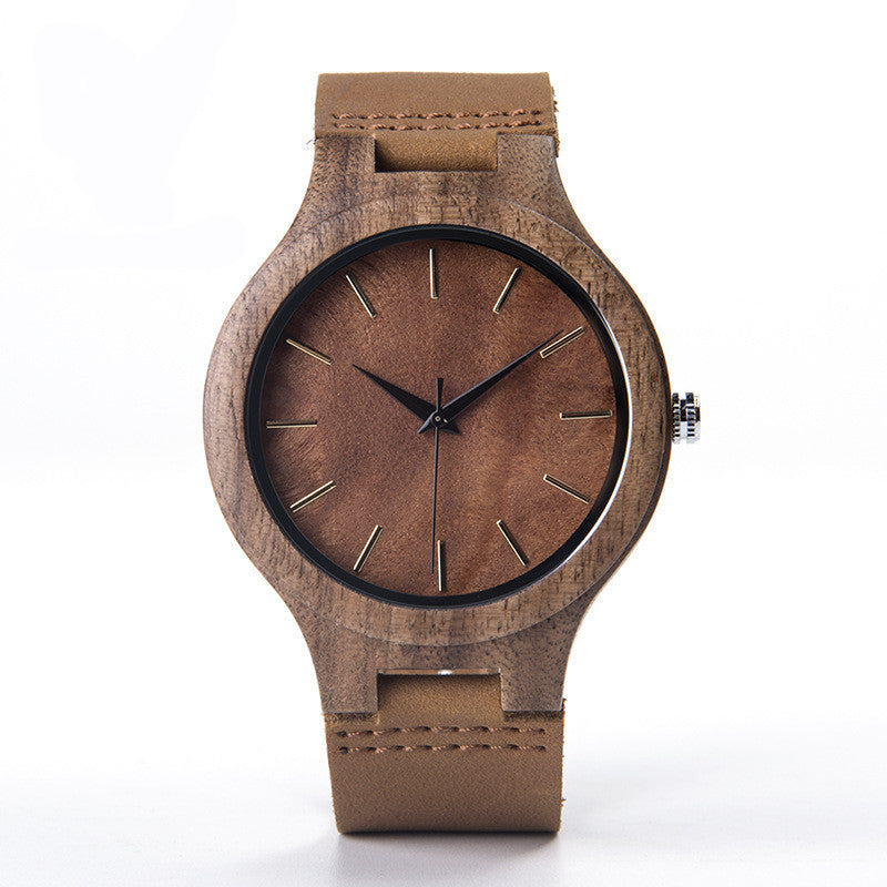 Wooden Watch In European And American Style