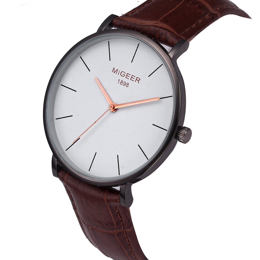 Quartz Watch Non-mechanical Ultra-thin Mesh Belt