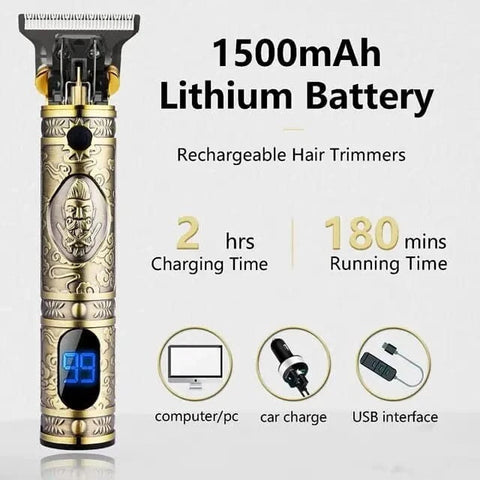 Beard Trimmer Men Rechargeable, Hair Clippers Men Cordless Hair Trimmer