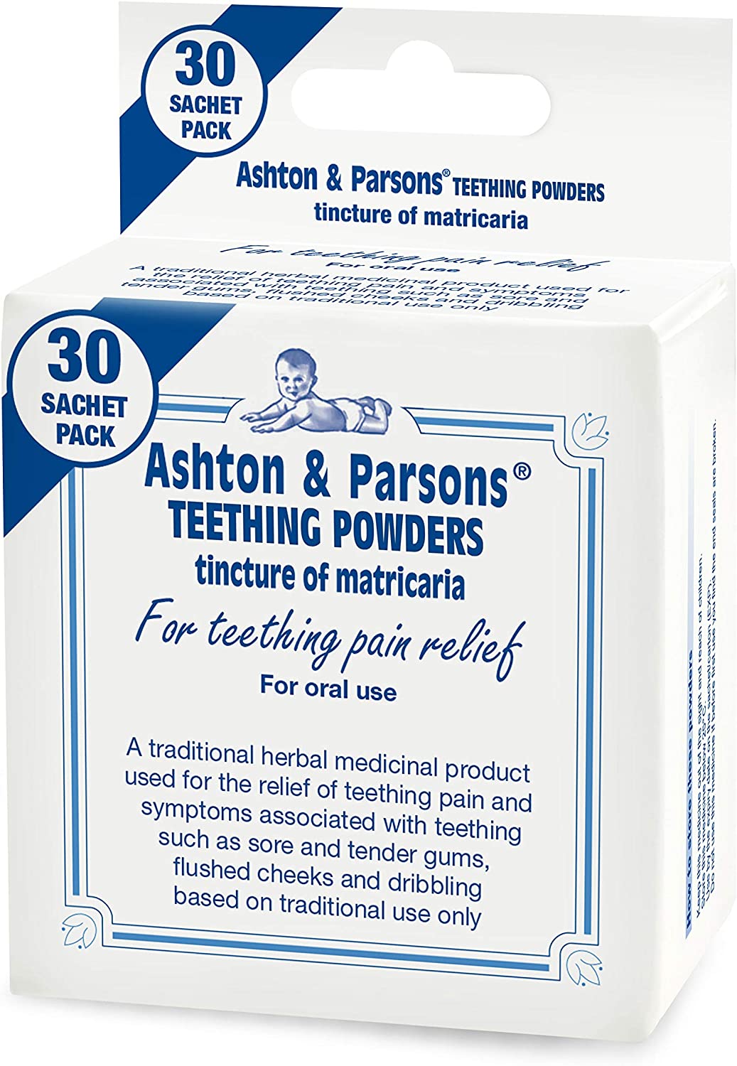 Ashton & Parsons Teething Powders for Babies from 3 Months+ Used to Help Soothe Teething Pain, Pack of 30 - FoxMart™️ - FoxMart™️