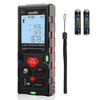 atolla Laser Measure Device, Laser Distance Meter up to 60m / ± 2mm Digital Measure Tool Range Finder with Bubble Level and Large LCD Backlit and Waterproof IP54 - FoxMart™️ - ATOLLA