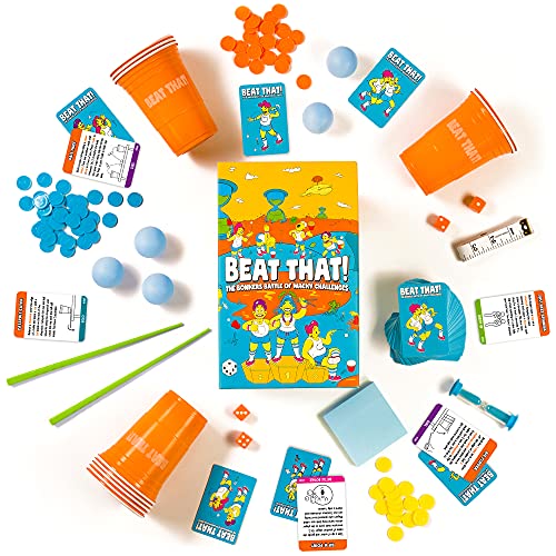 Beat That! - The Bonkers Battle of Wacky Challenges - Family Party Game for Kids & Adults - FoxMart™️ - Gutter Games