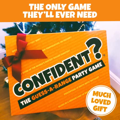 CONFIDENT? Board Game | The Smash Hit Guessing Game | Board Games for Families, Adults, Kids, Teens | Award-Winning Trivia Quiz Game with Brilliant Twist | 2-30 players, Ages 10+ - FoxMart™️ - CONFIDENT?