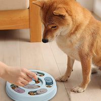 Dog Puzzle Slow Feeder Toy,Puppy Treat Dispenser Slow Feeder Bowl Dog Toy,Dog Brain Games Feeder with Non-Slip, Improve IQ Puzzle Bowl for Puppy (Pink) - FoxMart™️ - Elezenioc