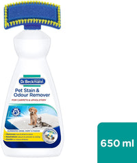 Dr. Beckmann Pet Stain & Odour Remover | Eliminates Stains and Odours Caused by Pets | Incl. Applicator Brush | 650 Ml - FoxMart™️ - Delta Pronatura Dr. Krauss & Dr.Beckmann KG