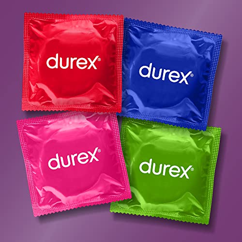 Durex Surprise Me Variety Condoms, 40 Condoms (1 Pack) (Packaging May Vary) - FoxMart™️ - Durex