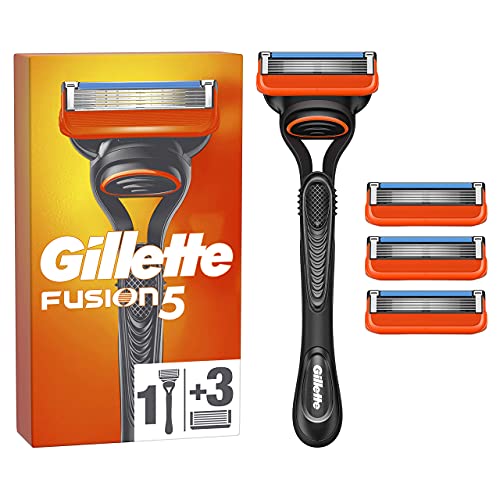 Gillette Fusion5 Men's Razor +, 3 Razor Blade Refills with Precision Trimmer, 5 Anti-Friction Razor Blades - FoxMart™️ - Gillette