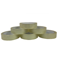 GUMTAPE Rolls of 24MM x 66M Clear Packaging Tape. Heavy Duty Clear Packing Tape Providing a Strong, Sticky Seal and a Secure Bond - FoxMart™️ - GUMTAPE
