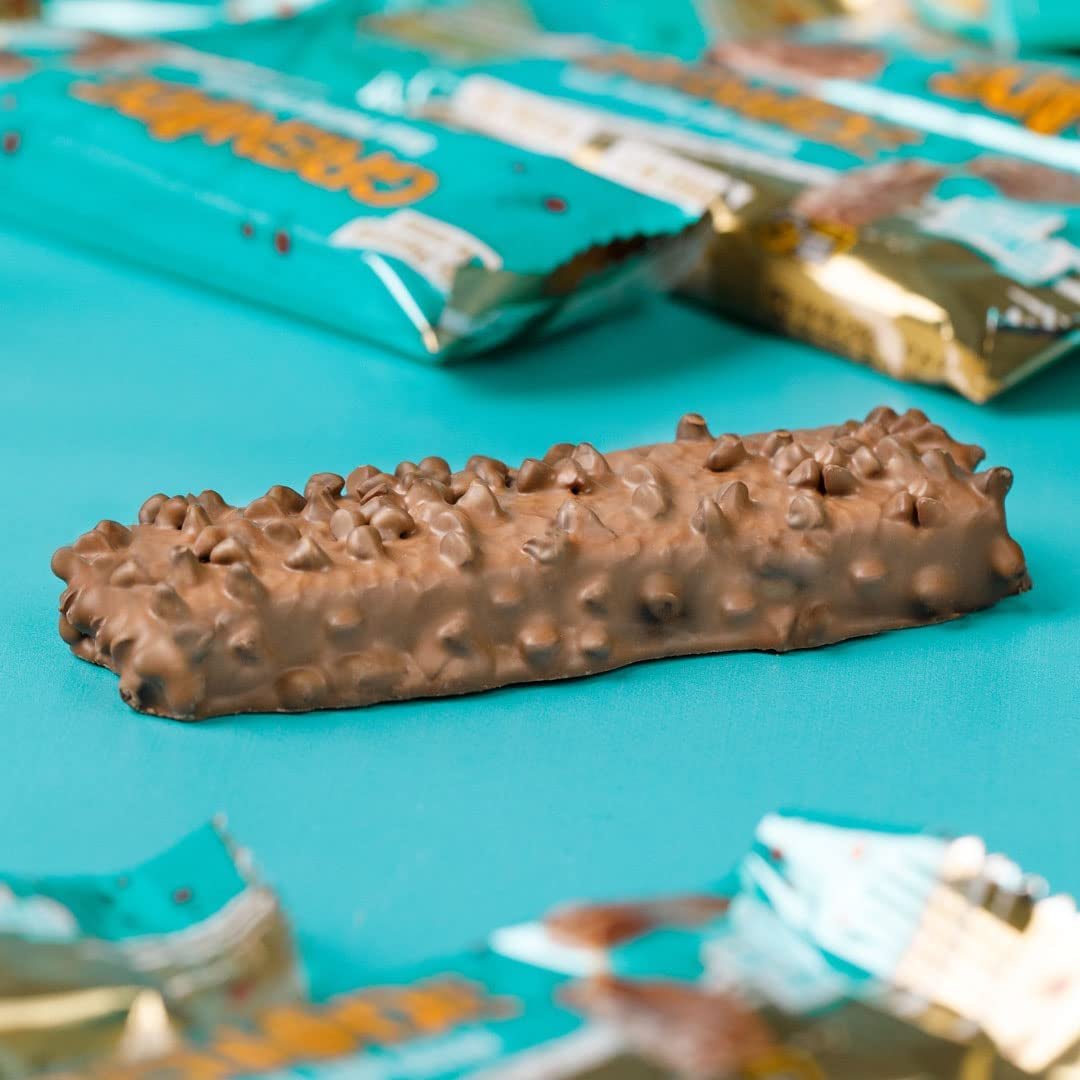 High Protein and Low Carb Bar, 12 X 60 G - Chocolate Chip Salted Caramel - FoxMart™️ - FoxMart™️