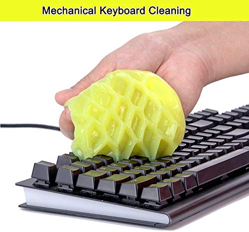 Keyboard Cleaner Universal Dust Cleaning Gel for PC Keyboard Car Interior Cleaning Kit Dusting Slime Home and Office Dust Remover (160g) - FoxMart™️ - ColorCoral