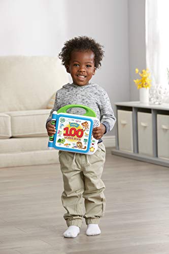 LeapFrog 601503 Learning Friends 100 Words Baby Book Educational and Interactive Bilingual Playbook Toy Toddler and Pre School Boys & Girls 1, 2, 3, 4+ Year Olds, Multi-Colour, One Size - FoxMart™️ - LeapFrog