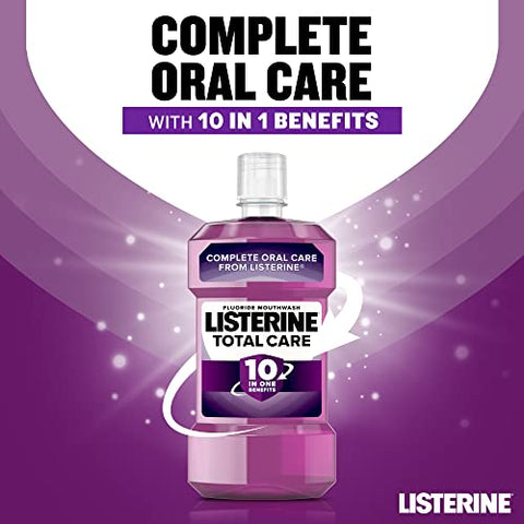 Listerine Total Care Mouthwash, Clean Mint, 250 ml, (Pack of 1) - FoxMart™️ - Listerine