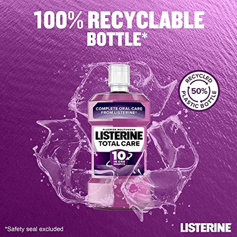 Listerine Total Care Mouthwash, Clean Mint, 250 ml, (Pack of 1) - FoxMart™️ - Listerine