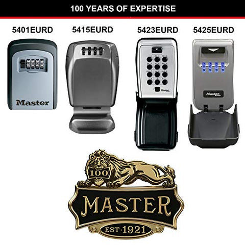 MASTER LOCK Key Safe [Medium size] [Wall mounted] [Outdoor] [Exist in 2 colors] - 5401EURD - Key Lock Box - FoxMart™️ - Master Lock