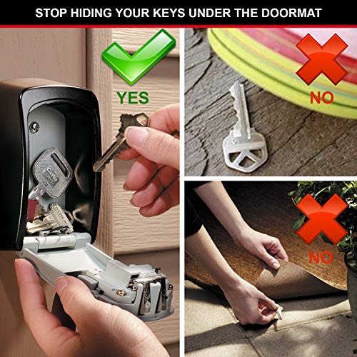 MASTER LOCK Key Safe [Medium size] [Wall mounted] [Outdoor] [Exist in 2 colors] - 5401EURD - Key Lock Box - FoxMart™️ - Master Lock