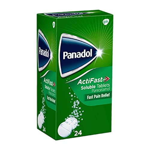 Panadol ActiFast Pain Relief Tablets, Paracetamol Tablets, Pack of 24 - FoxMart™️ - Panadol