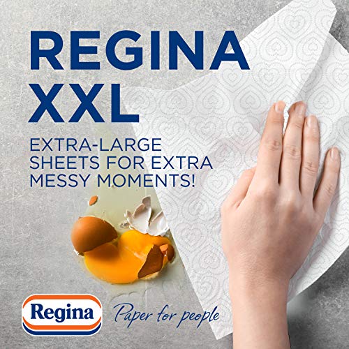 Regina XXL Kitchen Roll, 8 Rolls, 600 Extra Large Sheets - FoxMart™️ - Regina