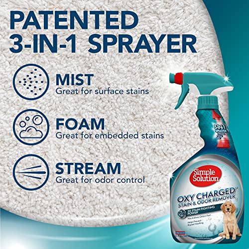 Simple Solution Extreme Pet Stain and Odour Remover | Enzymatic Cleaner with 3X Pro-Bacteria Cleaning Power - 945ml - FoxMart™️ - Simple Solution