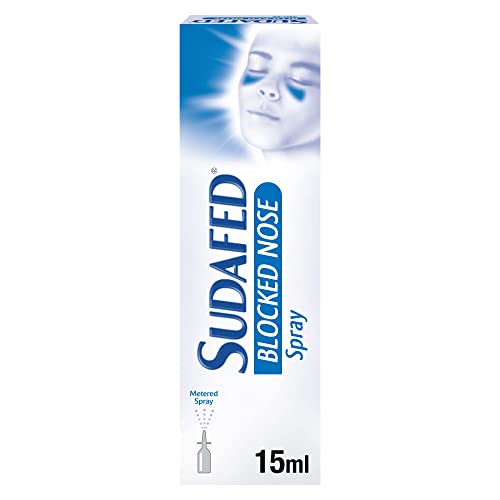Sudafed Blocked Nose Spray, 15ml (Pack of 1) - FoxMart™️ - Sudafed