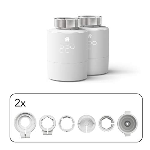 tado° Smart Radiator Thermostat (Universal Mounting) - Duo Pack – Add-Ons For Multi-Room Control, Intelligent Heating Control, Easy DIY Installation - FoxMart™️ - tado°