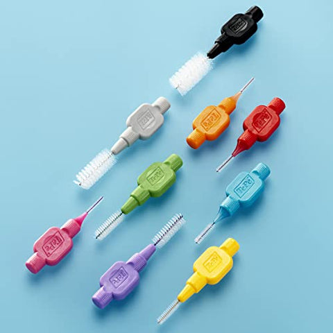 TePe Interdental Brushes | Type: Original | Pink | Size 0 (0.4mm) | 1 Pack of 8 Brushes - FoxMart™️ - TEPE