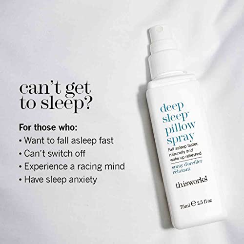 This Works Deep Sleep Pillow Spray, The Award Winning Natural Pillow Spray, Backed by Science, Infused with Lavender, Camomile and Vetivert, 75ml - FoxMart™️ - This Works
