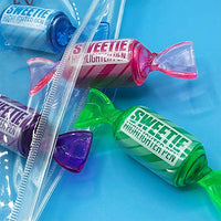 Tinc Sweetie Scented Highlighter Pens for Kids | For use at School & Homework - 4 Different Funky Colours with a Sweet Scent | Zip Loc Carry Case - Pack of 4 - FoxMart™️ - Tinc