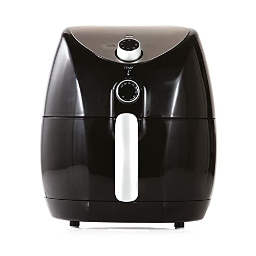 Tower T17021 Family Size Air Fryer with Rapid Air Circulation, 60-Minute Timer, 4.3 Litre, 1500W, Black - FoxMart™️ - Tower