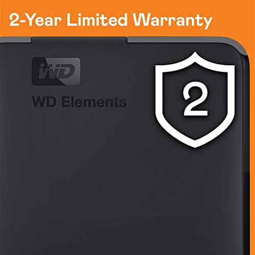 WD 1 TB Elements Portable External Hard Drive - USB 3.0, Black - FoxMart™️ - Western Digital