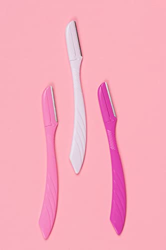 WILKINSON SWORD - Intuition Eyebrow Shaper | Facial Hair Remover And Trimmer, Exfoliating Dermaplanning Tool | 3 x Disposable Razors - FoxMart™️ - Wilkinson Sword